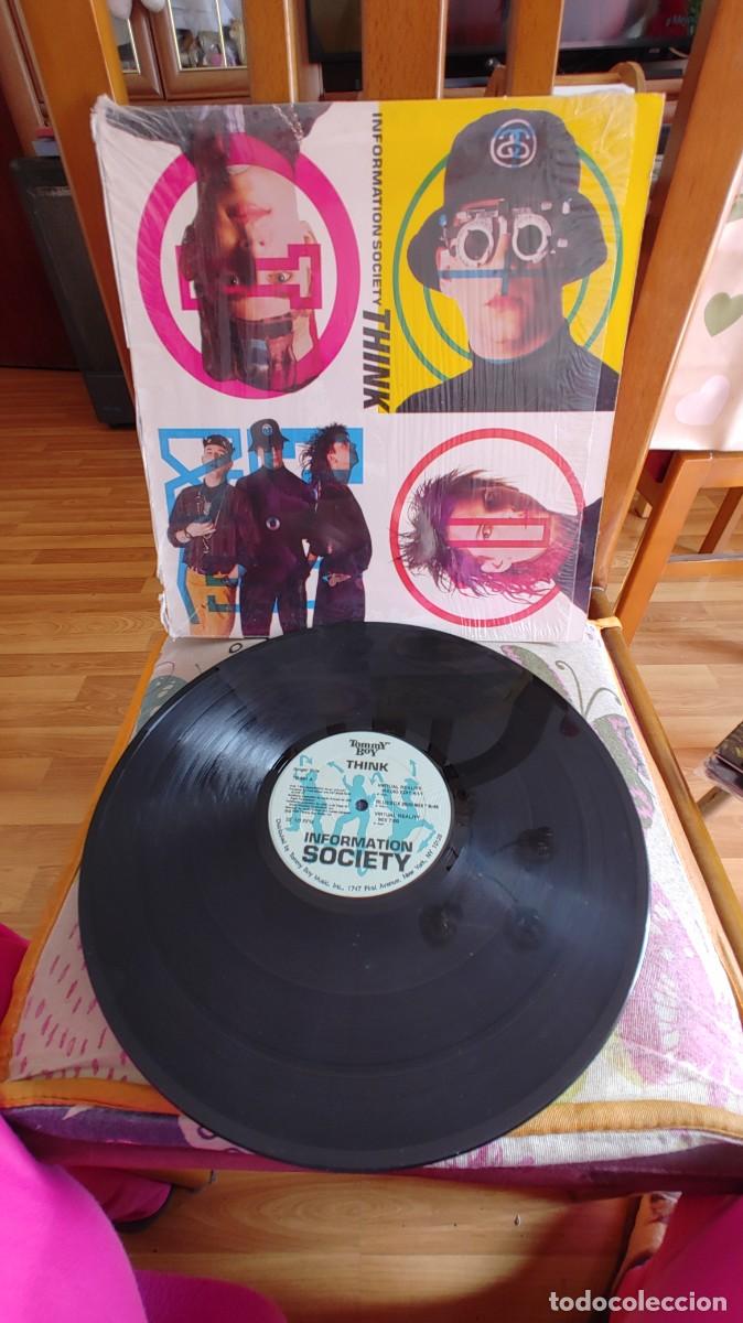 Discos de vinilo: THINK-LP INFORMATION SOCIETY - Foto 1