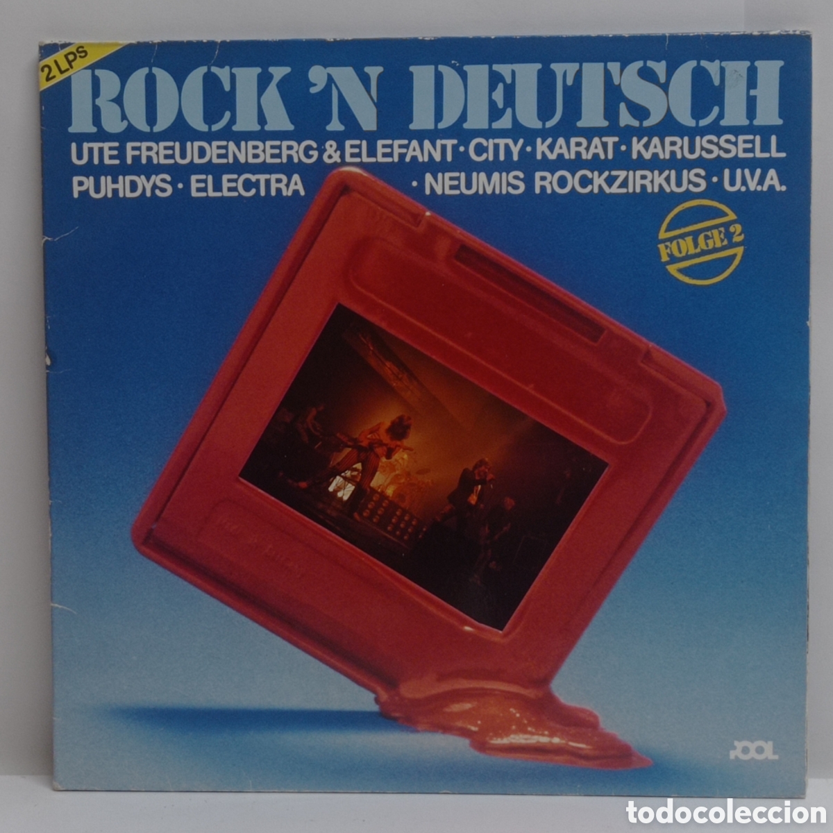 Discos de vinilo: VV.AA. ROCK N DEUTSCH (2LP POOL 1981, GERMANY, GATEFOLD) - Foto 1