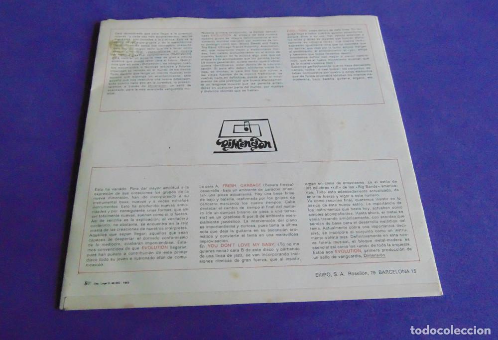 Discos de vinilo: EVOLUTION &ndash; Fresh Garbage / You Dont Love Me Baby - SINGLE 1969 - Foto 3