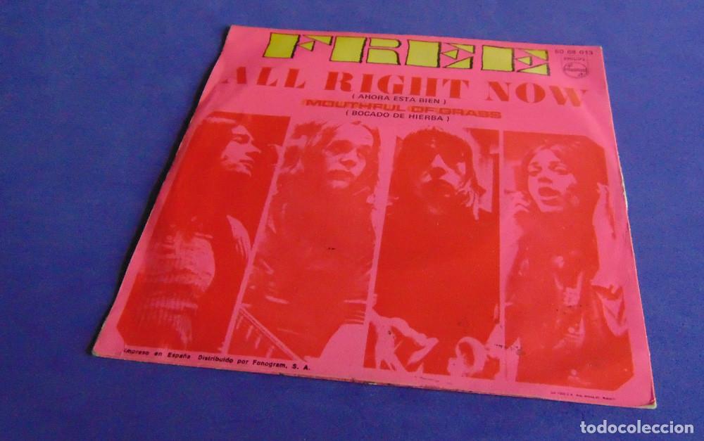 Discos de vinilo: FREE &ndash; All Right Now - SINGLE 1970 - Foto 2