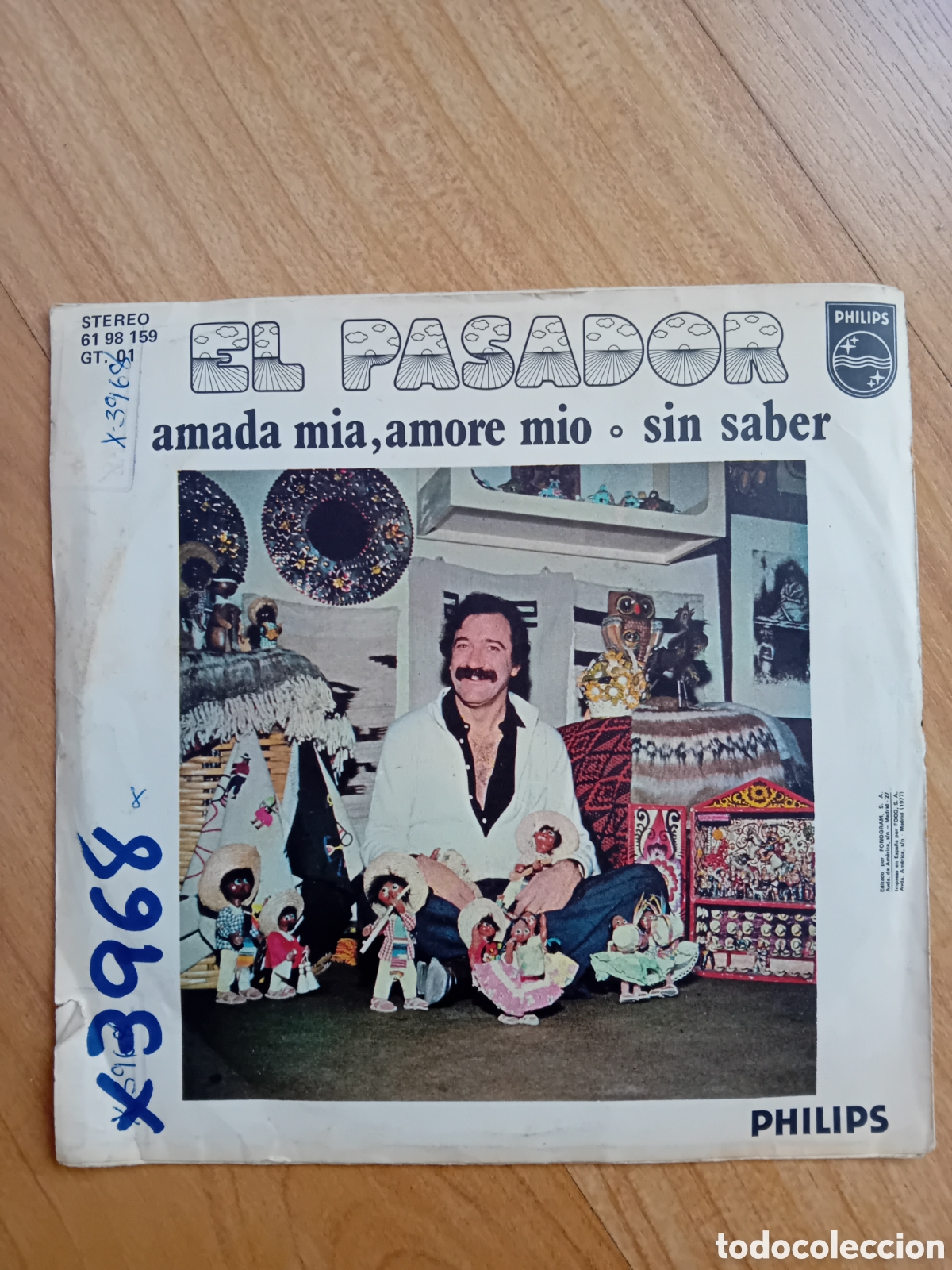 Discos de vinilo: EL PASADOR. AMADA MIA, AMORE MIO - Foto 2
