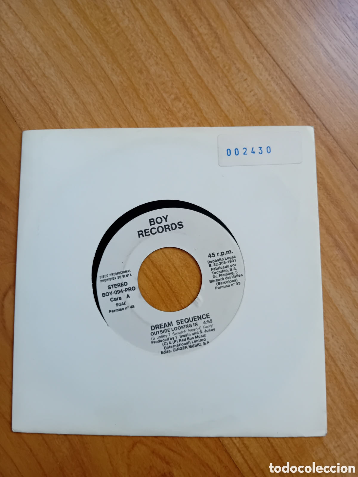 Discos de vinilo: DREAM SEQUENCE. OUTSIDE LOOKING IN - Foto 1