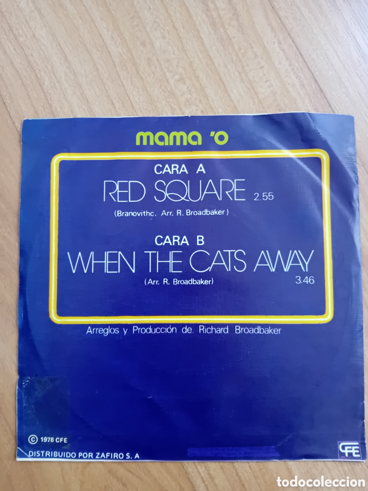 Discos de vinilo: MAMAO. RED SQUARE. WHEN THE CATS AWAY - Foto 2