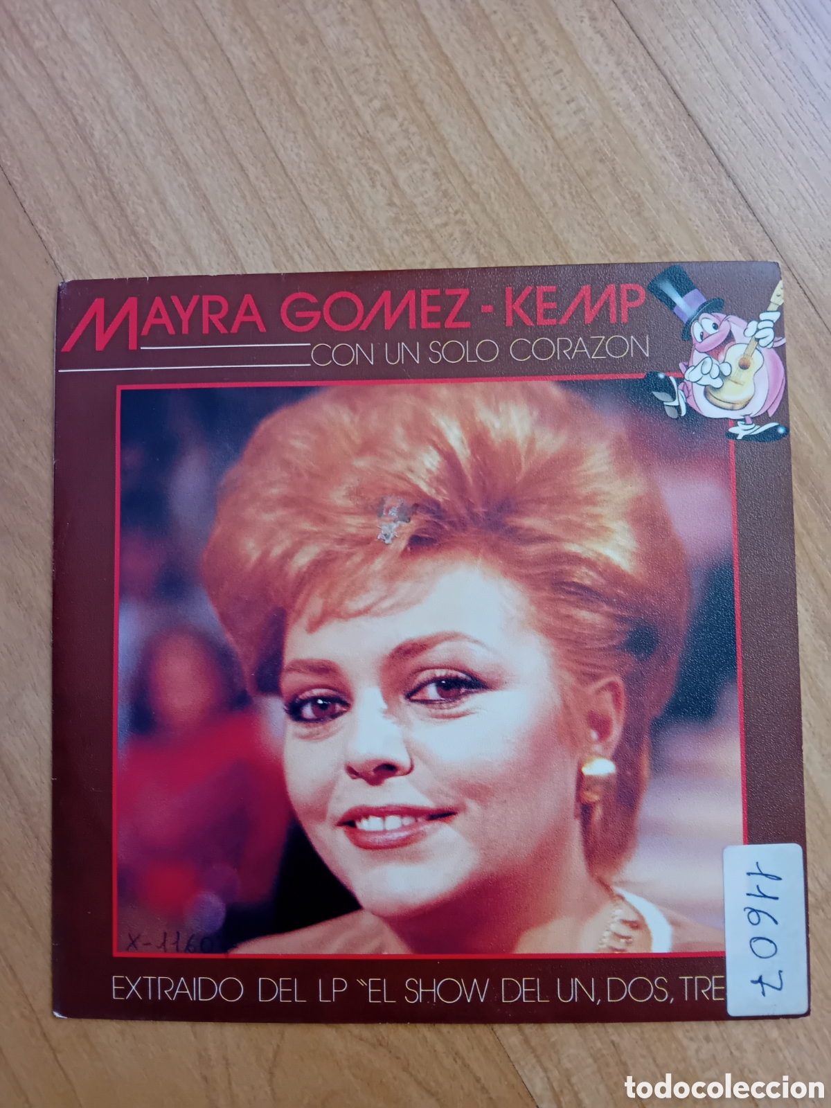 Discos de vinilo: MAYRA GOMEZ KEMP. CON UN SOLO CORAZON - Foto 1