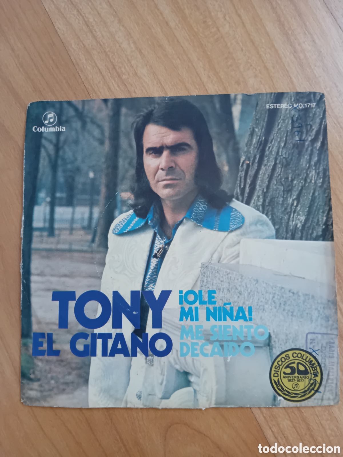 Discos de vinilo: TONY EL GITANO. OLE MI NI&Ntilde;A - Foto 1