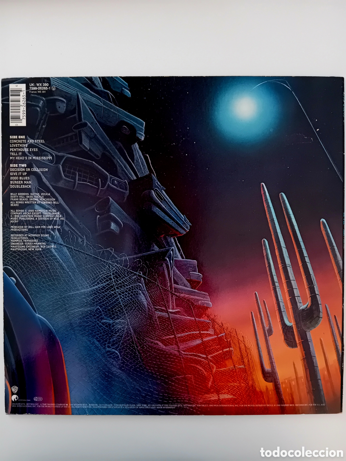 Discos de vinilo: ZZ TOP. RECYCLER. 1990 - Foto 2