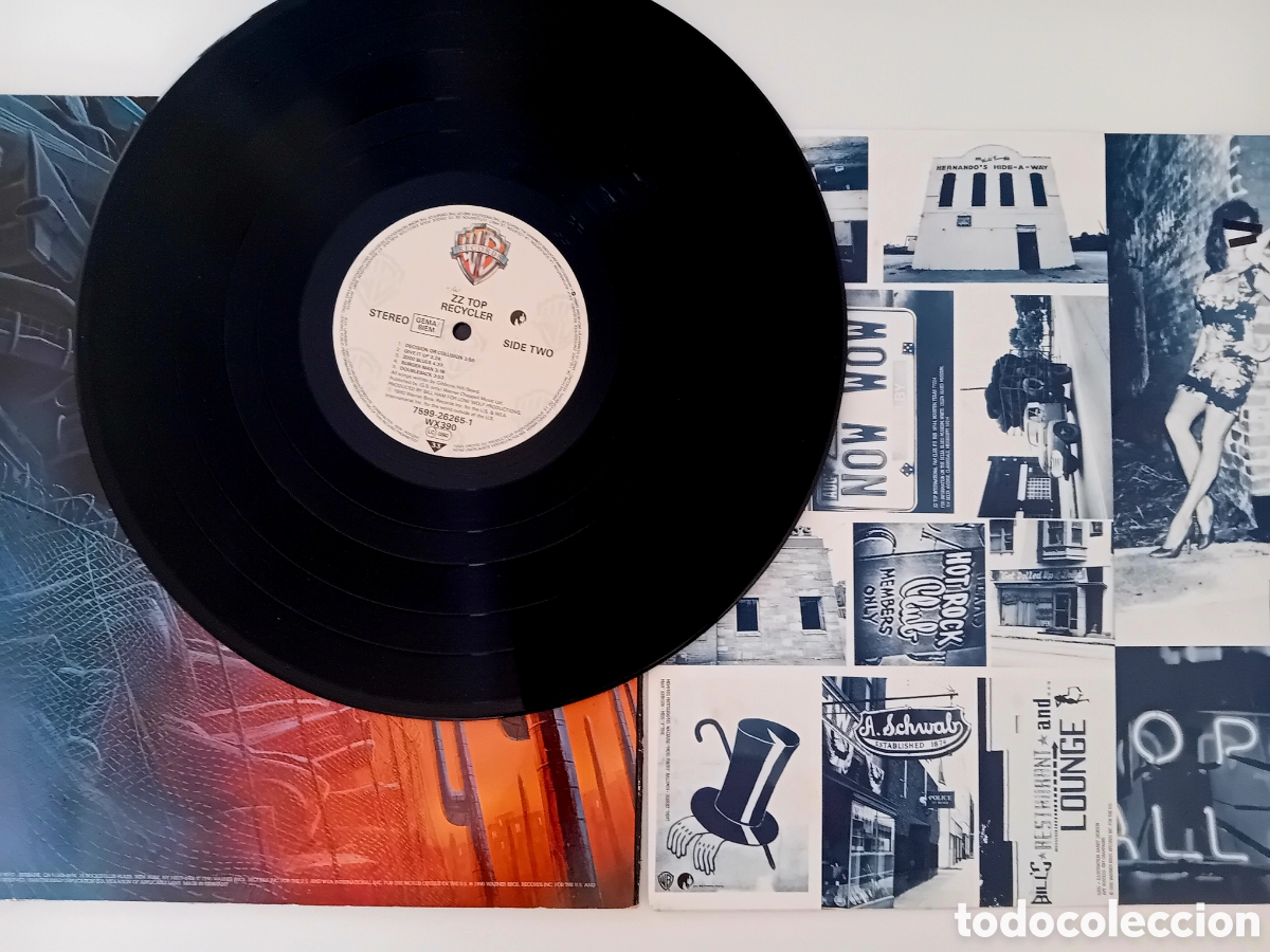 Discos de vinilo: ZZ TOP. RECYCLER. 1990 - Foto 4