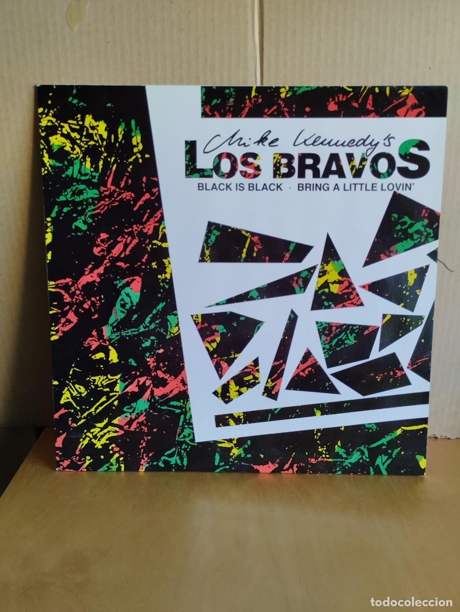 Discos de vinilo: MIKE KENNEDY&acute;S LOS BRAVOS --- BLACK IS BLACK - Foto 1