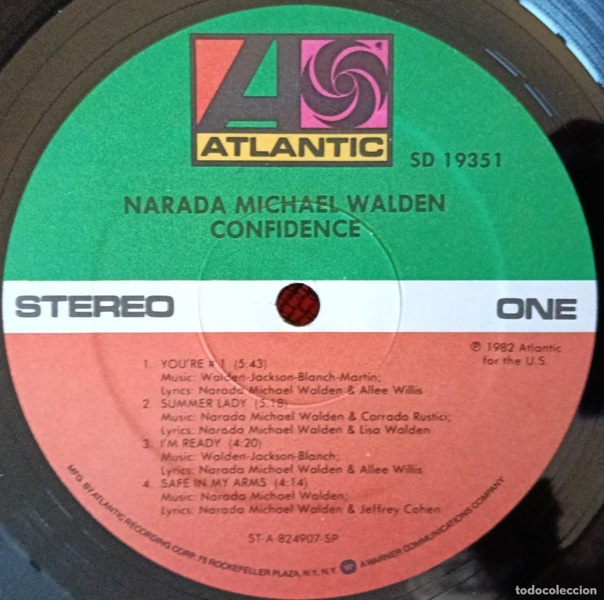 Discos de vinilo: NARADA MICHAEL WALDEN ** Confidence ** 1982 USA LP VINILO - Foto 3