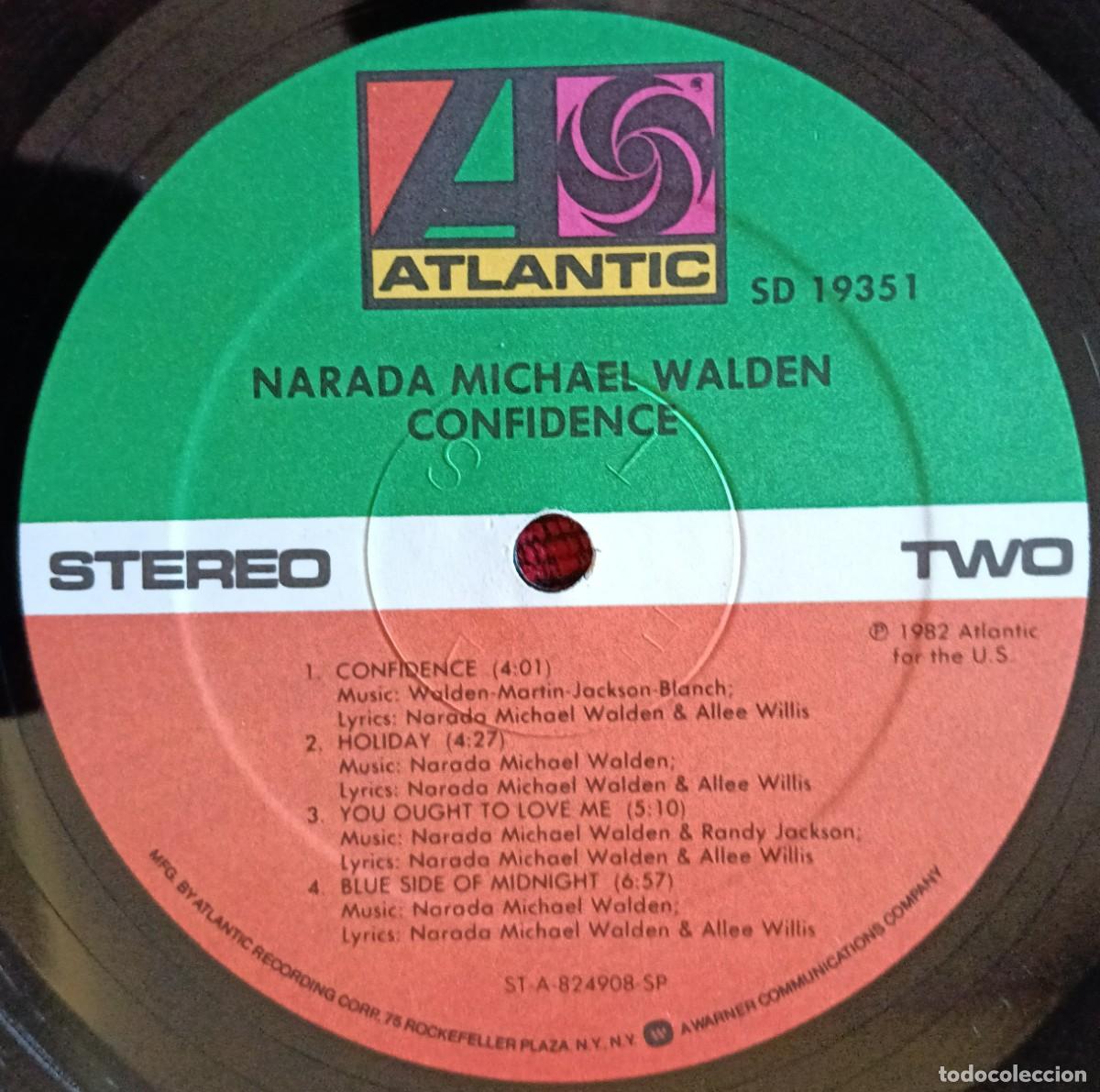 Discos de vinilo: NARADA MICHAEL WALDEN ** Confidence ** 1982 USA LP VINILO - Foto 4