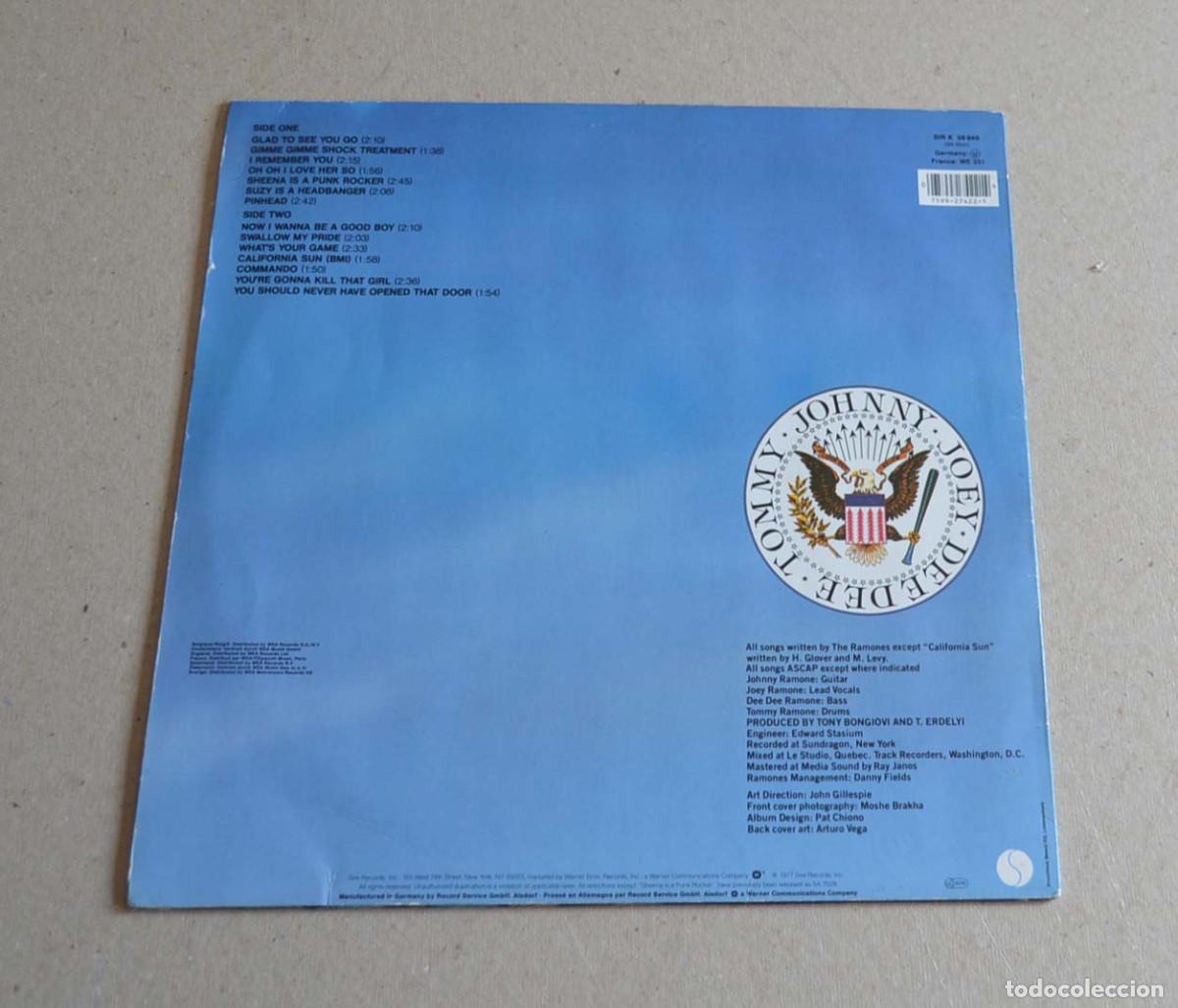 Discos de vinilo: RAMONES - LEAVE HOME (ed. EUROPA) - Foto 2