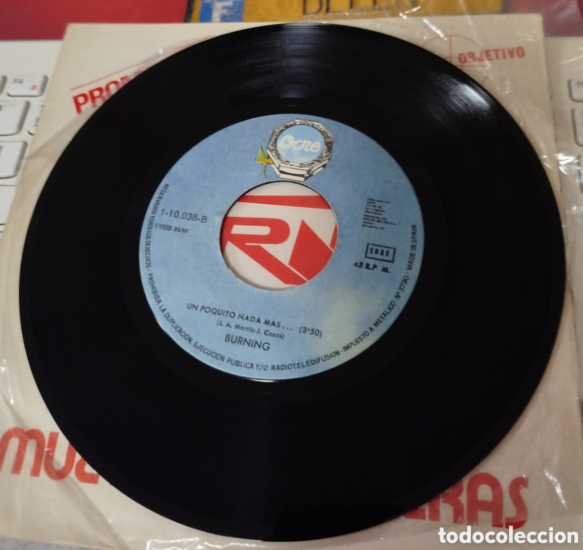 Discos de vinilo: Burning - Mueve tus caderas - Foto 2