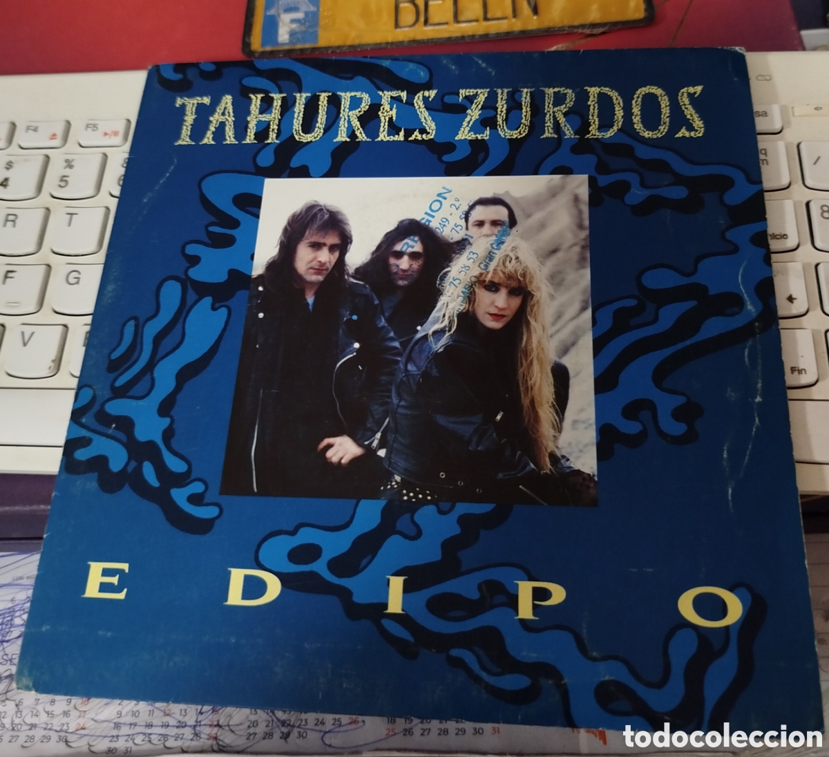 Discos de vinilo: Tah&uacute;res zurdos - Edipo - Foto 1