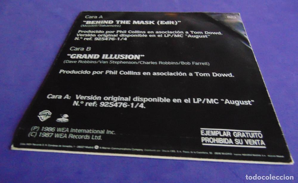 Discos de vinilo: ERIC CLAPTON &ndash; Behind The Mask - SINGLE PROMO 1987 - Foto 2