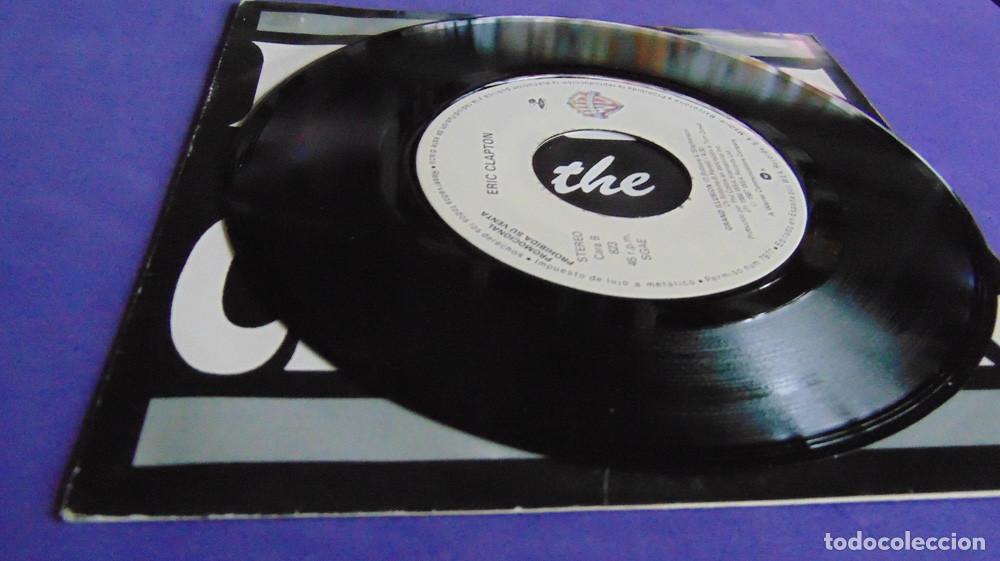 Discos de vinilo: ERIC CLAPTON &ndash; Behind The Mask - SINGLE PROMO 1987 - Foto 4