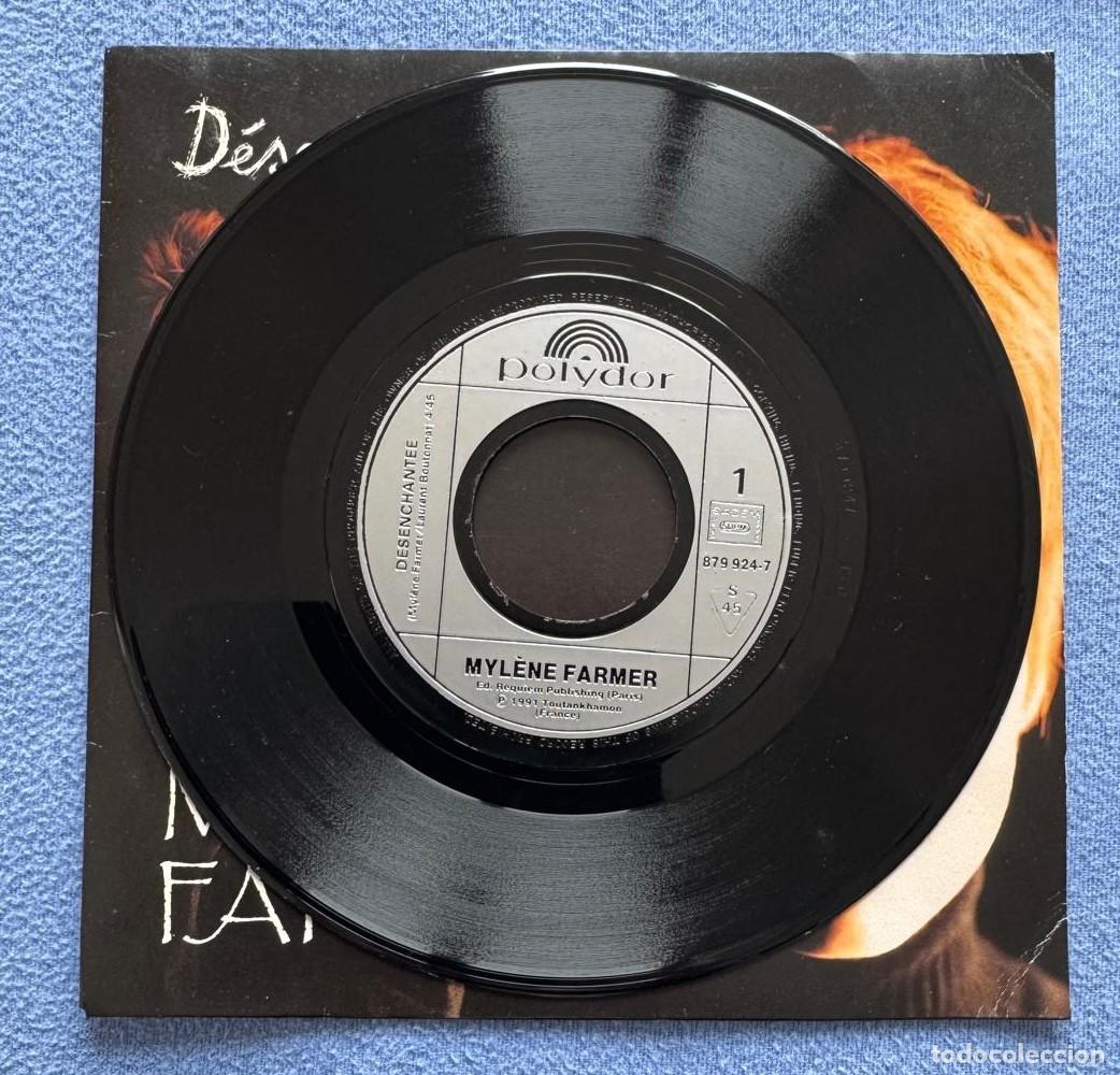 Discos de vinilo: Mylene Farmer 45t desenchantee EX EX - Foto 2