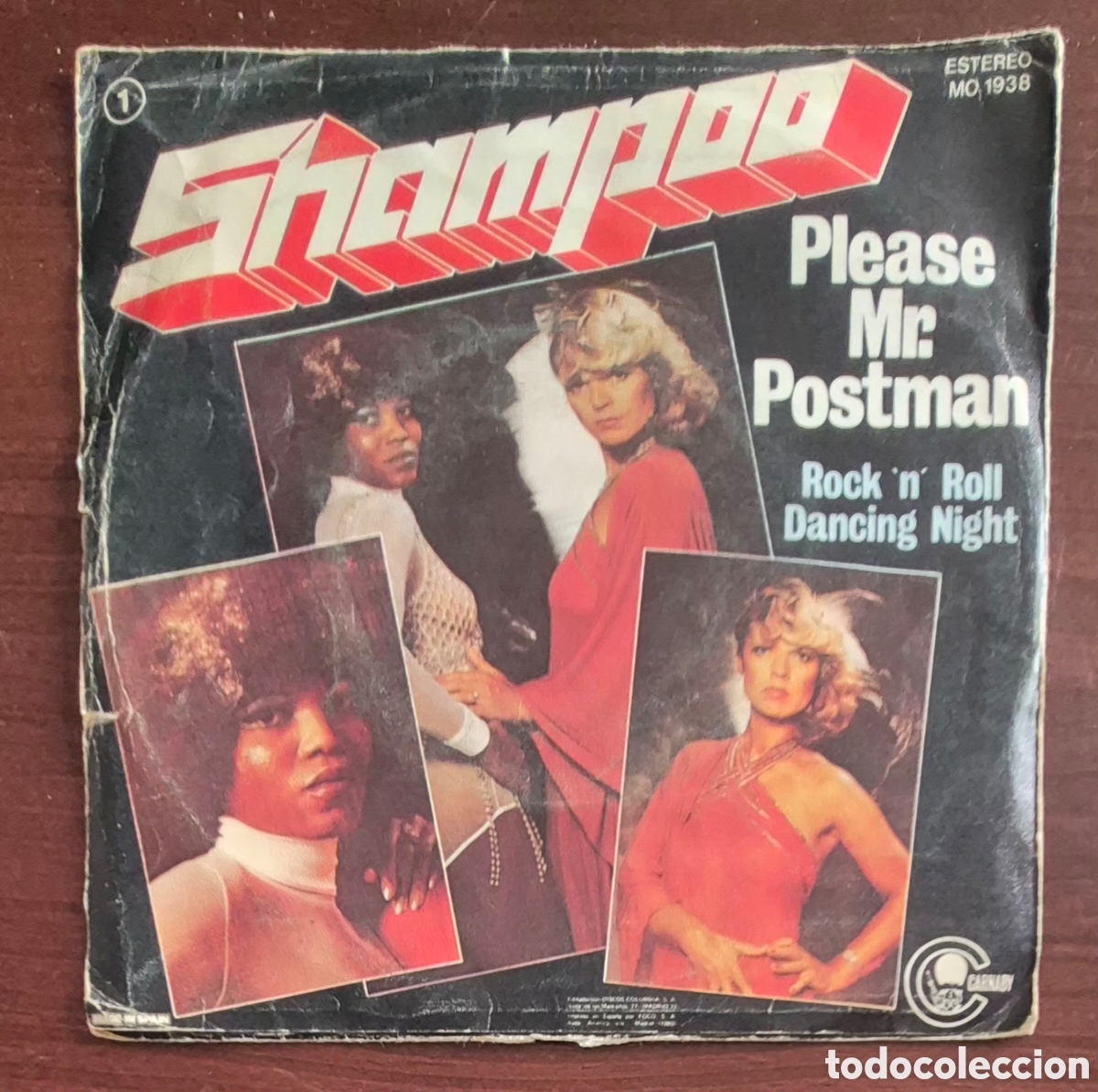 Discos de vinilo: SINGLE - SHAMPOO -PLEASE MR. POSTMAN - 1980 ESPA&Ntilde;A, PROMO - Foto 2