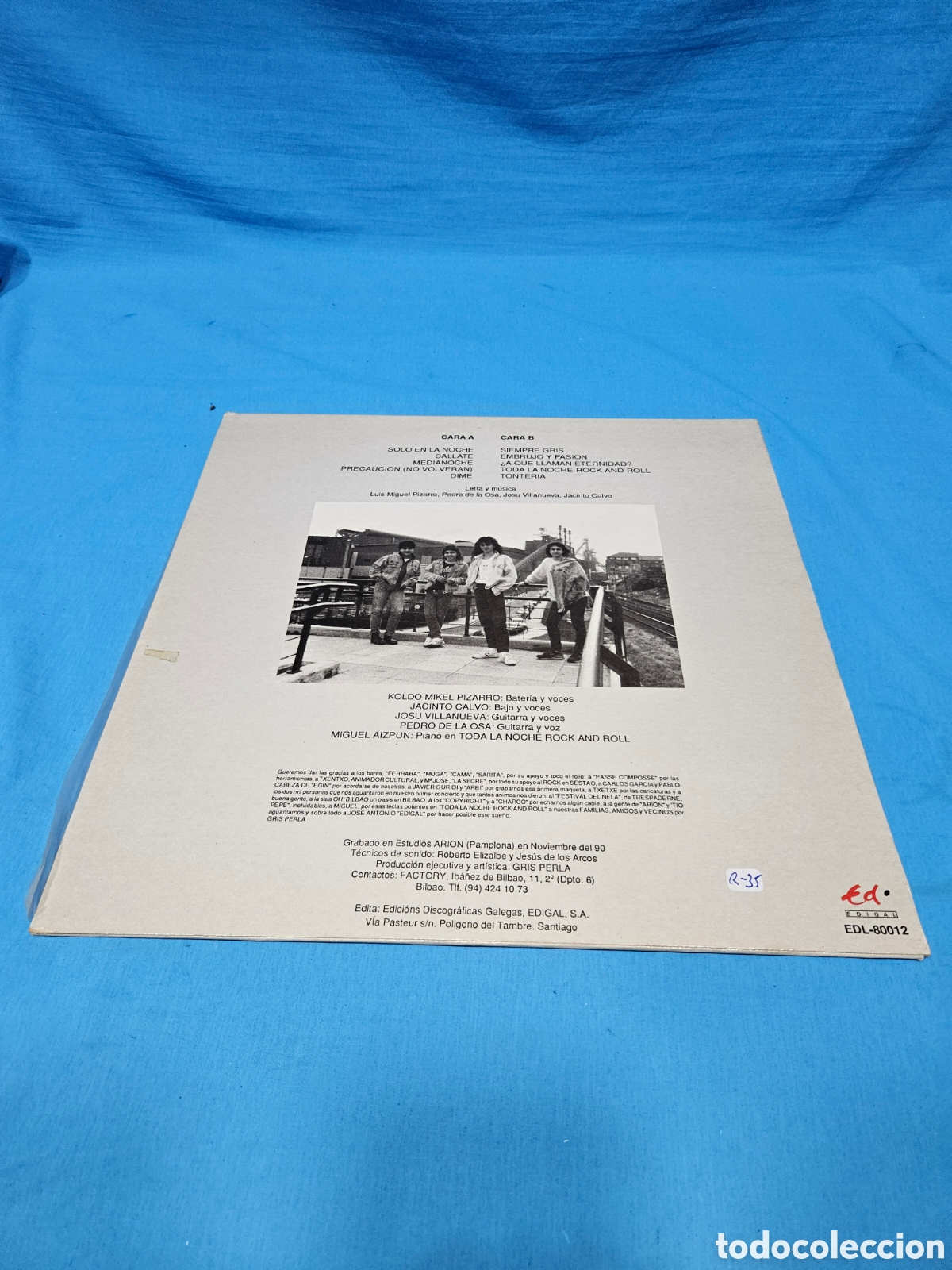 Discos de vinilo: DISCO VINILO GRIS PERLA. SIEMPRE GRIS - Foto 2