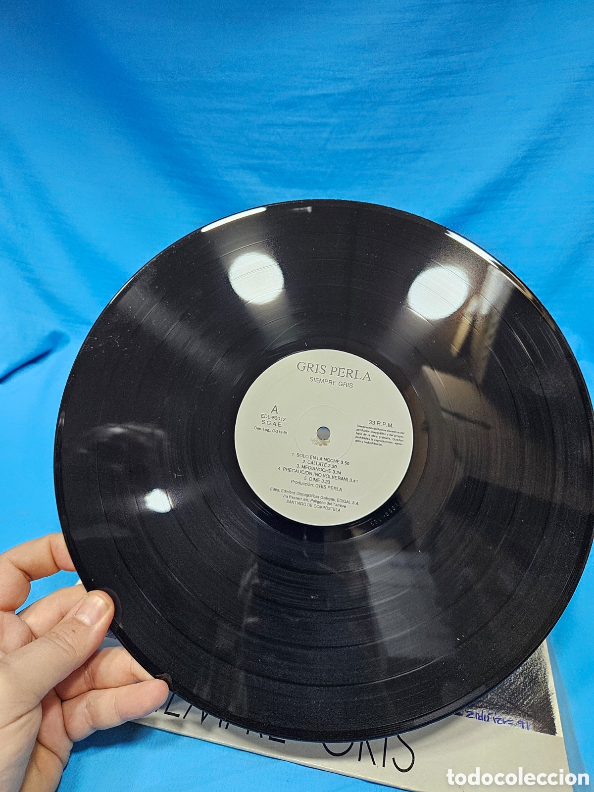 Discos de vinilo: DISCO VINILO GRIS PERLA. SIEMPRE GRIS - Foto 4