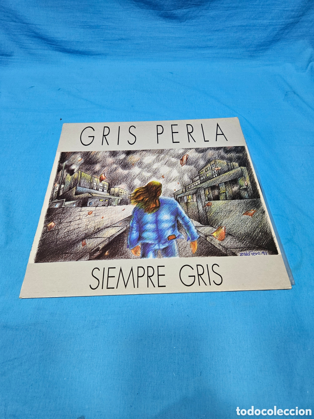 Discos de vinilo: DISCO VINILO GRIS PERLA. SIEMPRE GRIS - Foto 1