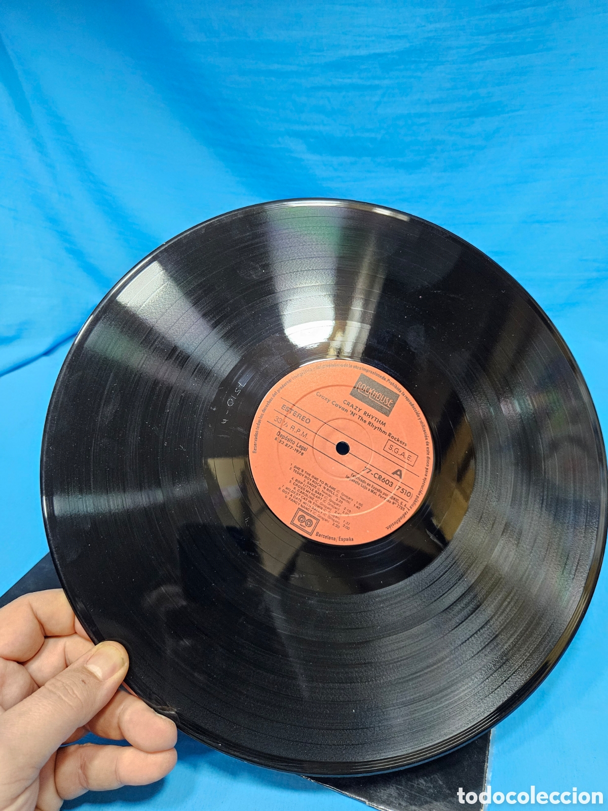 Discos de vinilo: DISCO VINILO. CRAZY CAVAN. THE RHYTHM ROCKERS - Foto 3