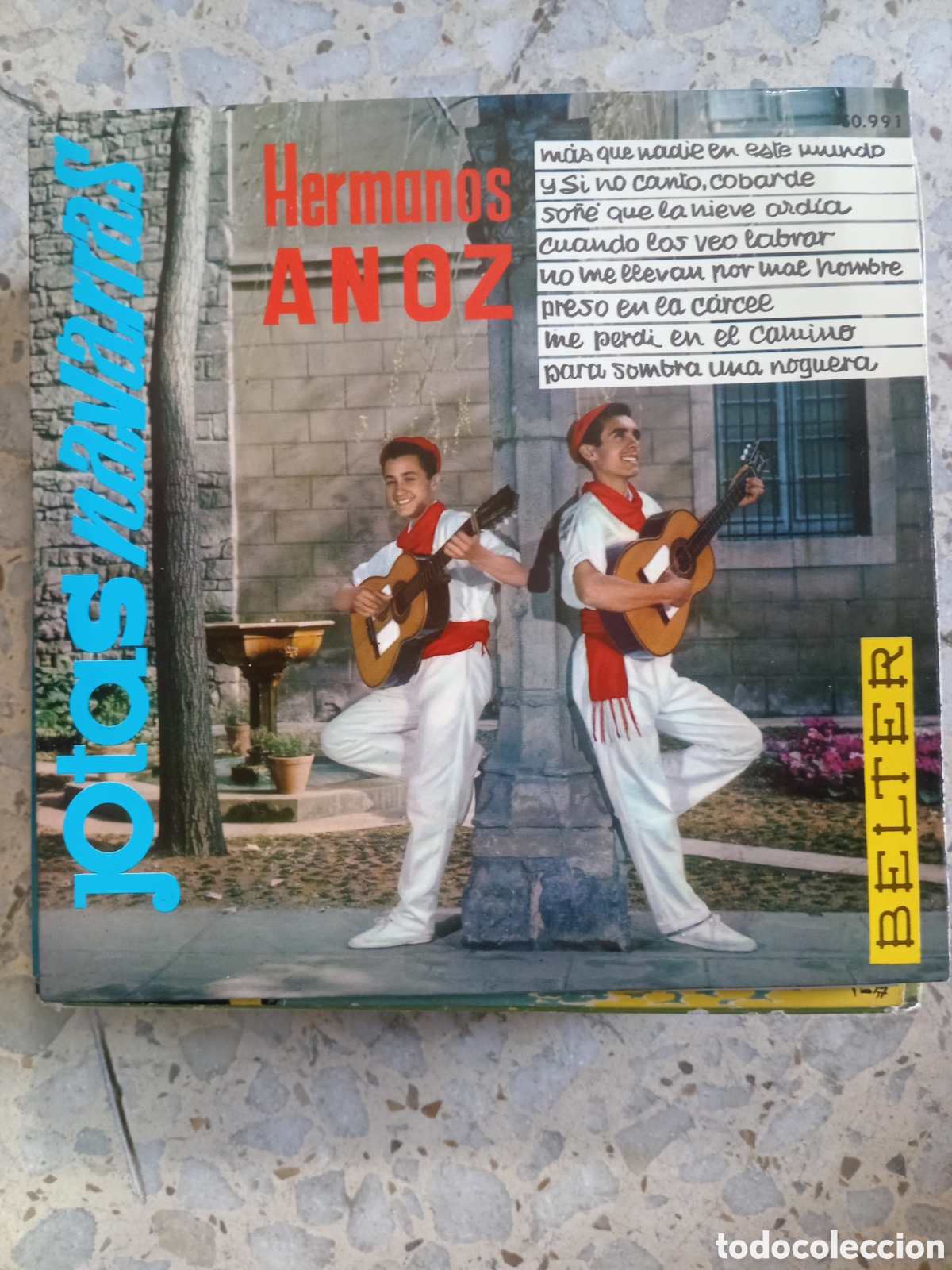 Discos de vinilo: EP HERMANOS ANOZ JOTAS NAVARRAS 1961 - Foto 1