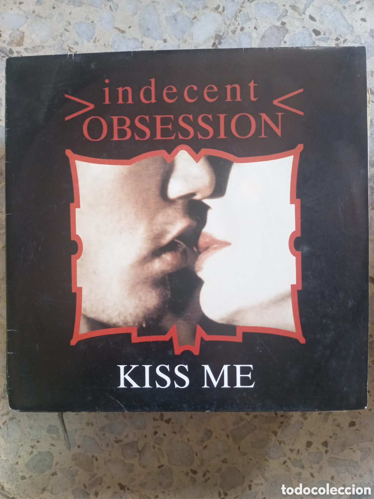 Discos de vinilo: SGL INDECENT OBSESSION KISS ME 1992 - Foto 1