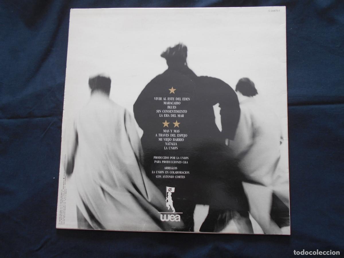 Discos de vinilo: LP LA UNION // VIVIR AL ESTE DEL EDEN - Foto 2