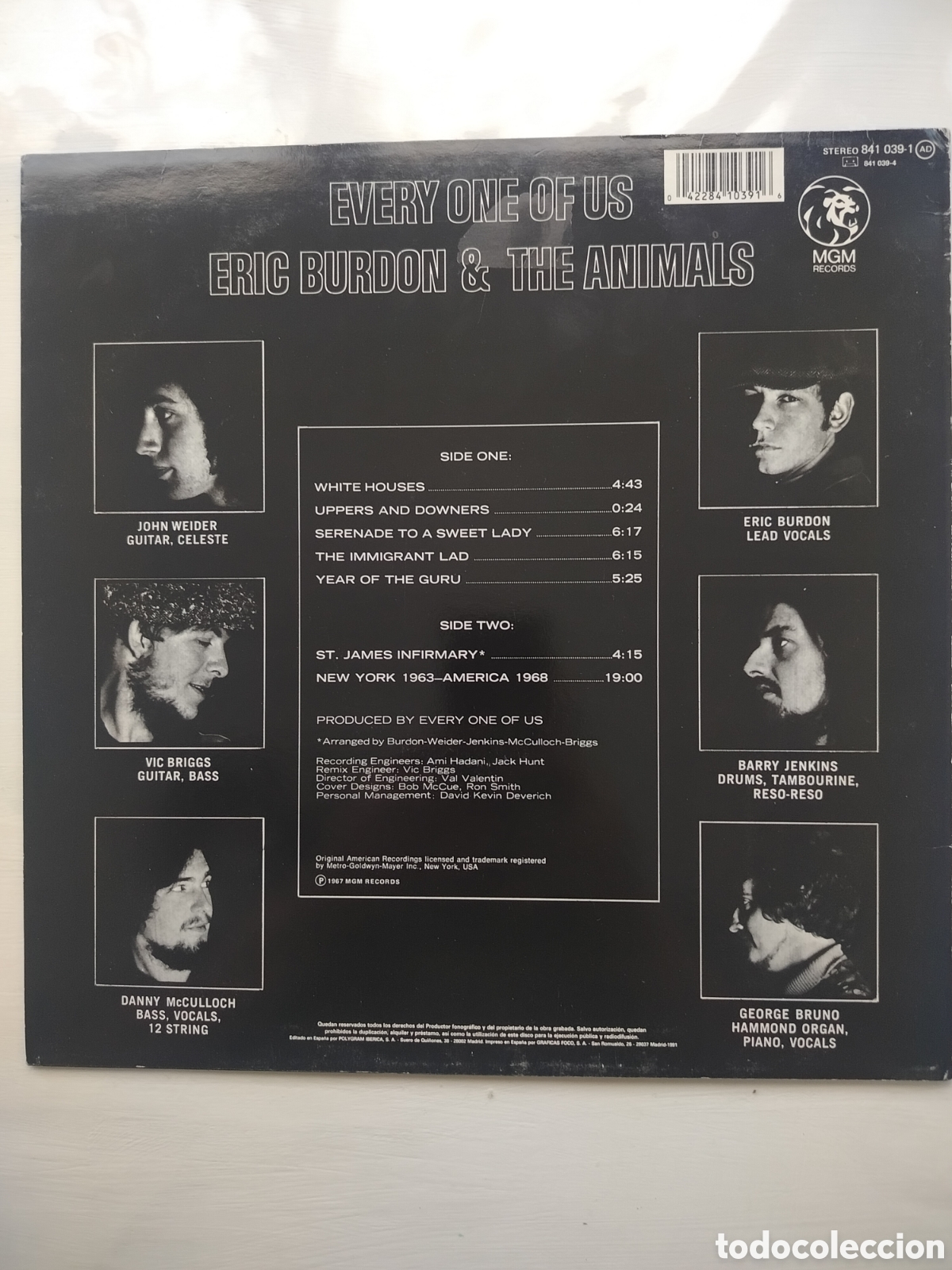 Discos de vinilo: Eric Burdon & The Animals LP - Foto 2