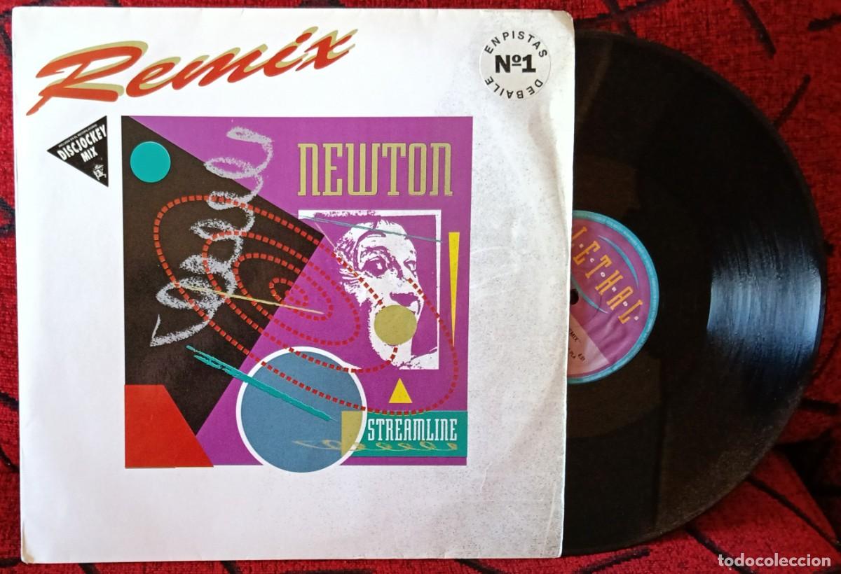 Discos de vinilo: NEWTON ** Streamline (Remix) ** MAXI SINGLE VINILO 1995 - Foto 1