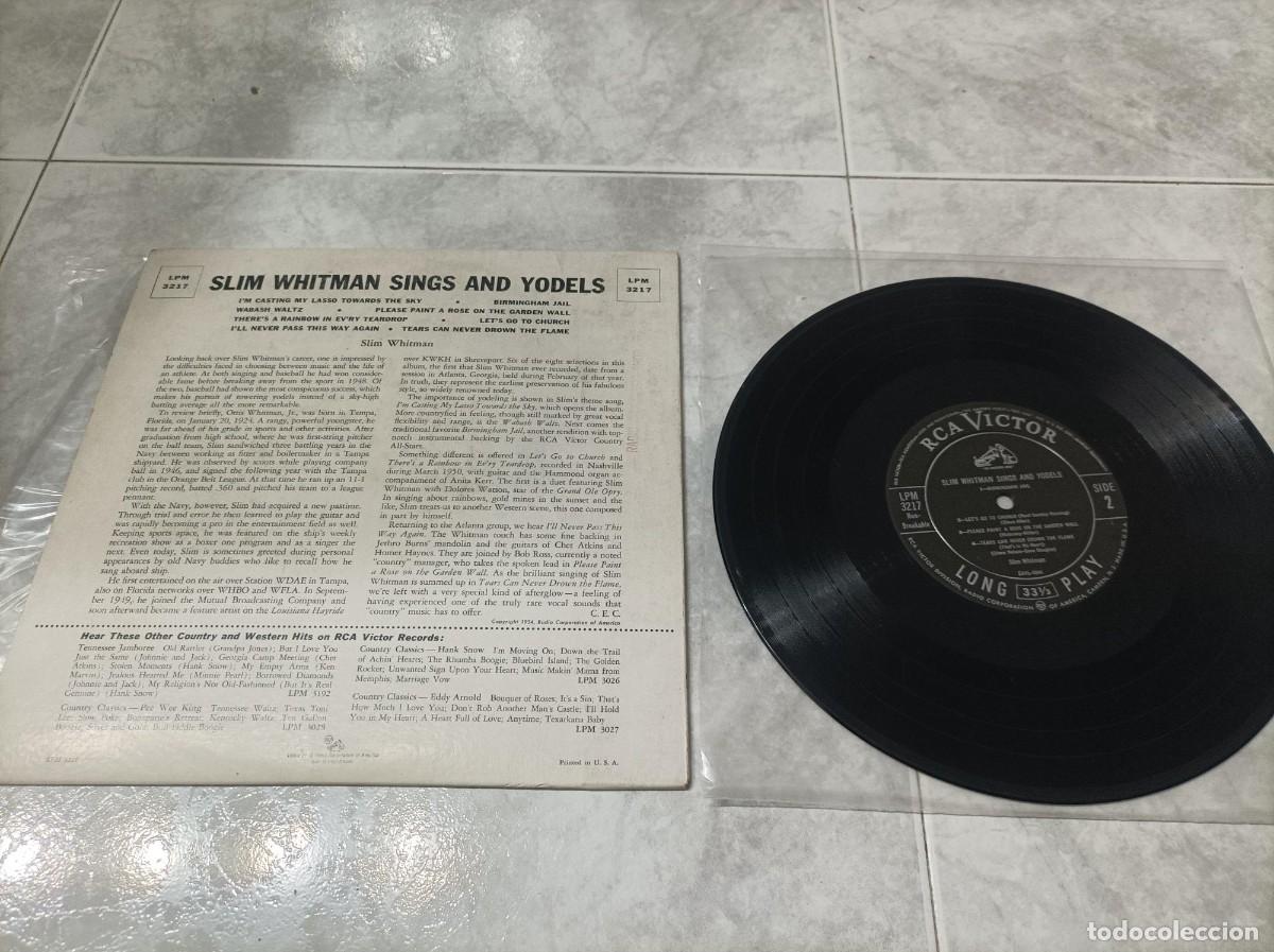 Discos de vinilo: Slim Whitman lp original 25 cm - Foto 2