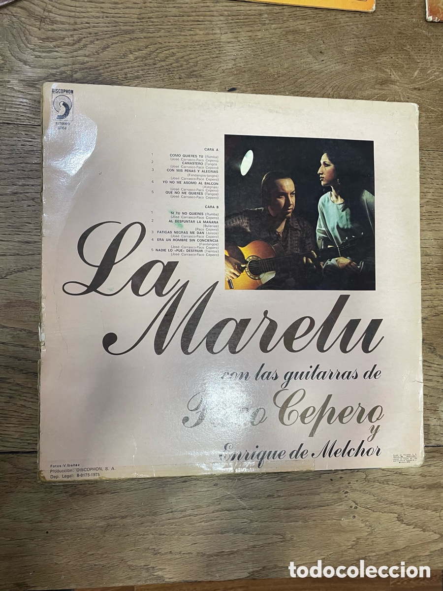 Discos de vinilo: Lote 4 vinilos flamenco - Foto 2