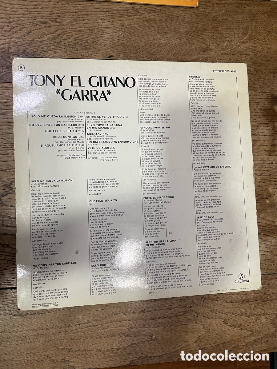 Discos de vinilo: Lote 4 vinilos flamenco - Foto 4
