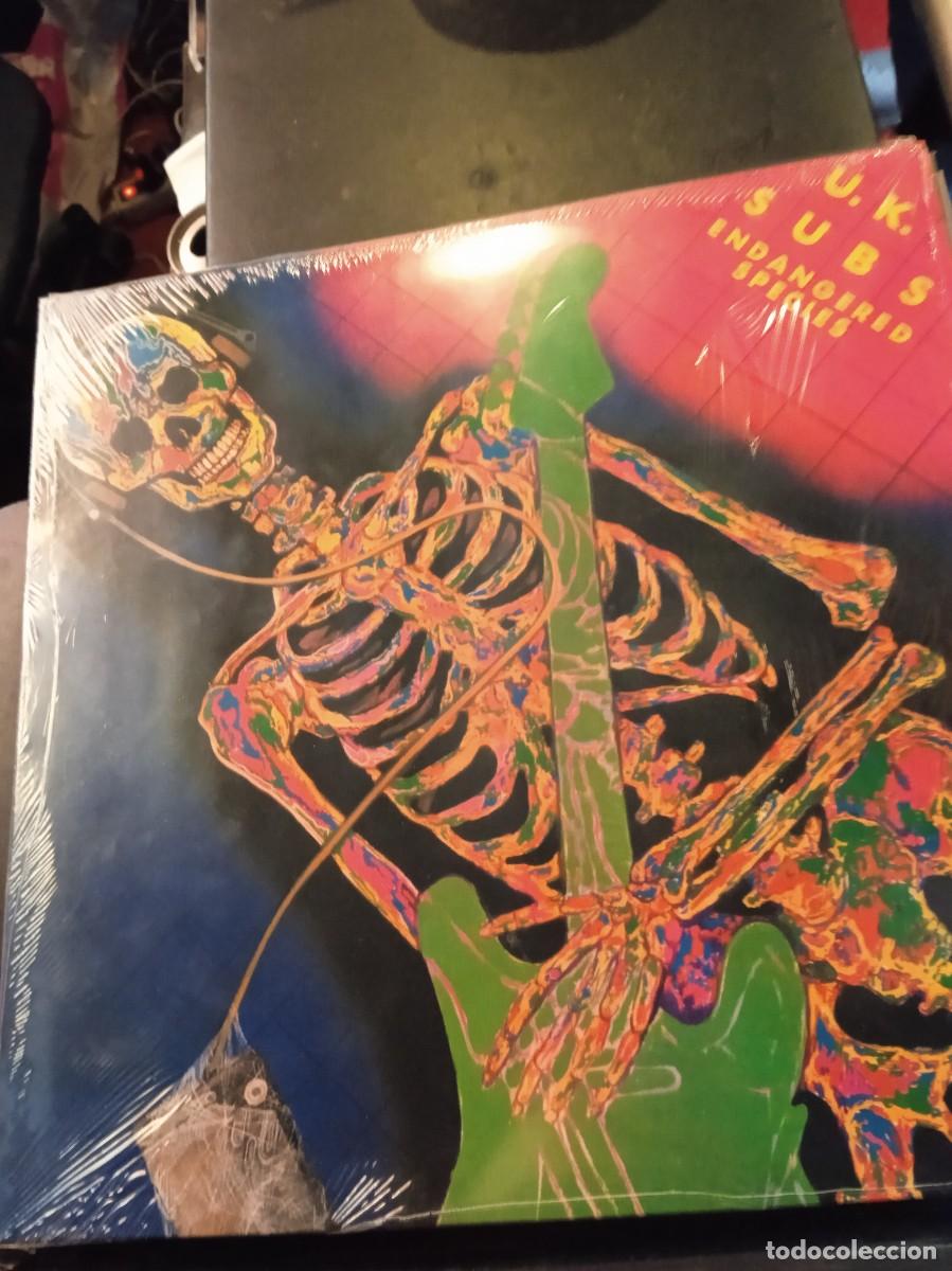 Discos de vinilo: U.K. SUBS- ENDANGERED SPECIES. LP - Foto 1