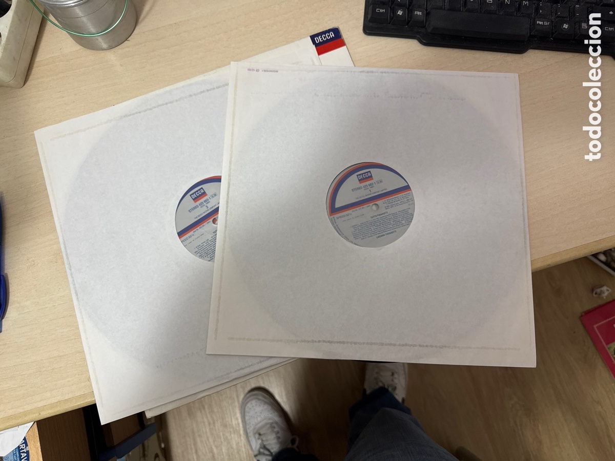 Discos de vinilo: DISCO VINILO DOBLE TUTTO PAVAROTTI DECCA - Foto 2