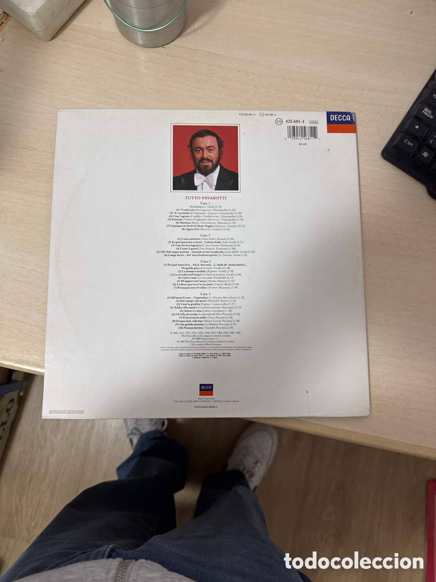 Discos de vinilo: DISCO VINILO DOBLE TUTTO PAVAROTTI DECCA - Foto 8