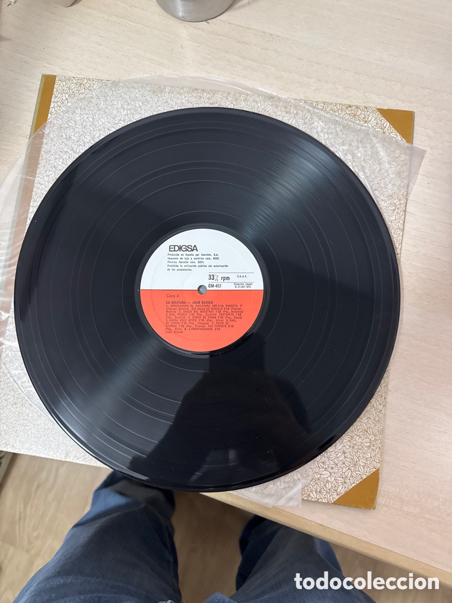 Discos de vinilo: DISCO VINILO JOAN BLASCO LA DOL&Ccedil;AINA 1979 EDIGSA - Foto 2
