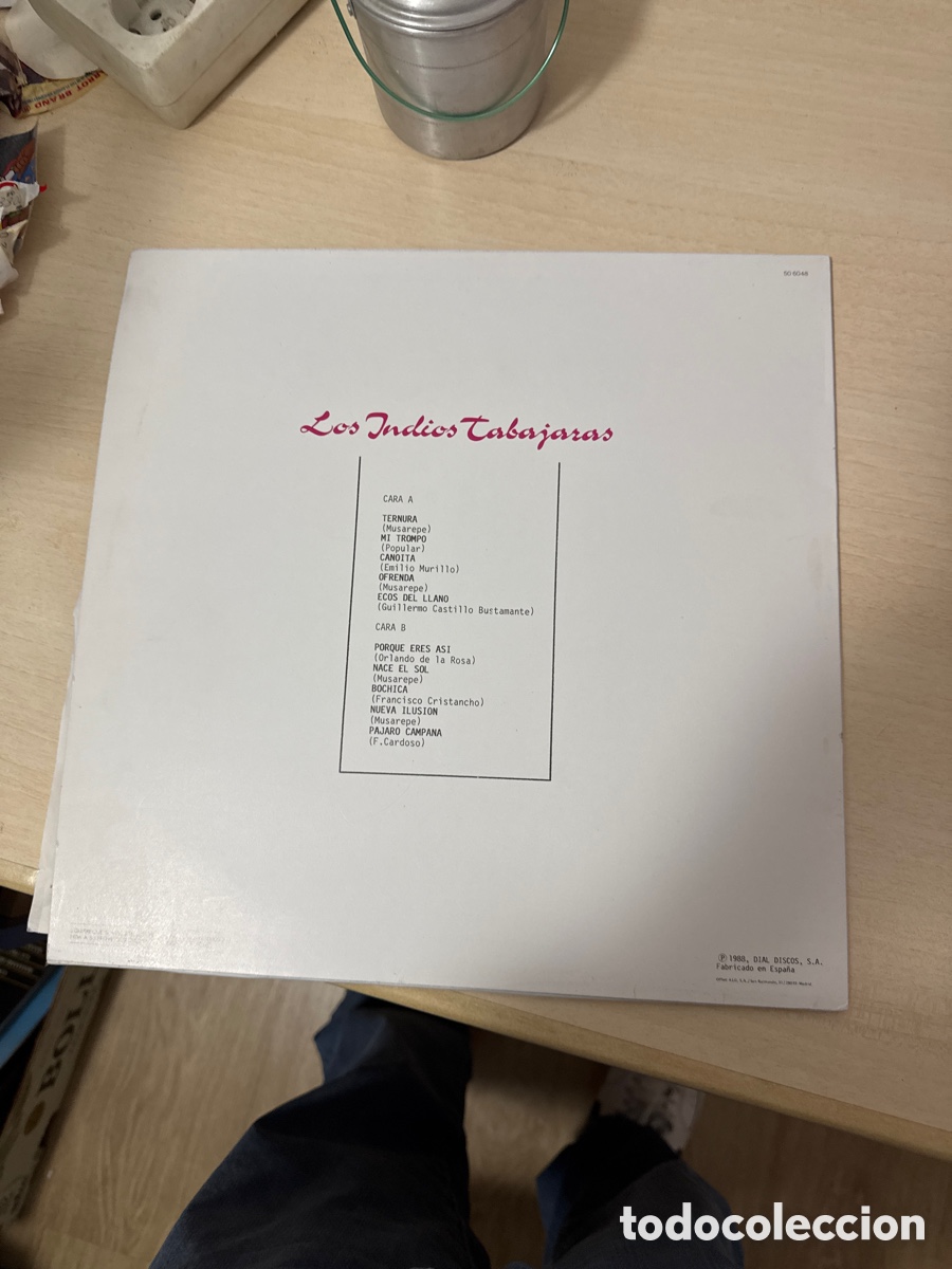 Discos de vinilo: DISCO VINILO LOS INDIOS TABAJARAS TERNURA 1988 - Foto 4