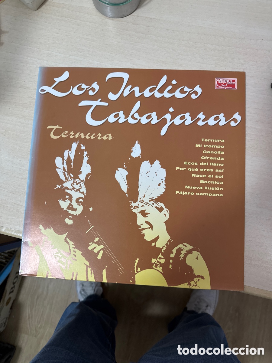 Discos de vinilo: DISCO VINILO LOS INDIOS TABAJARAS TERNURA 1988 - Foto 1