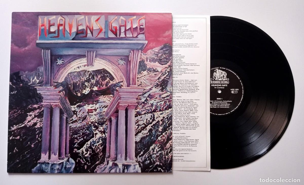 Discos de vinilo: LP HEAVENS GATE - IN CONTROL - Foto 3