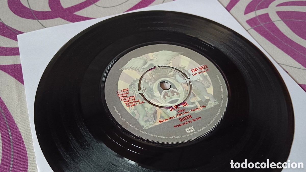 Discos de vinilo: Queen &ndash; Save Me 7&rdquo; Single UK - Foto 3