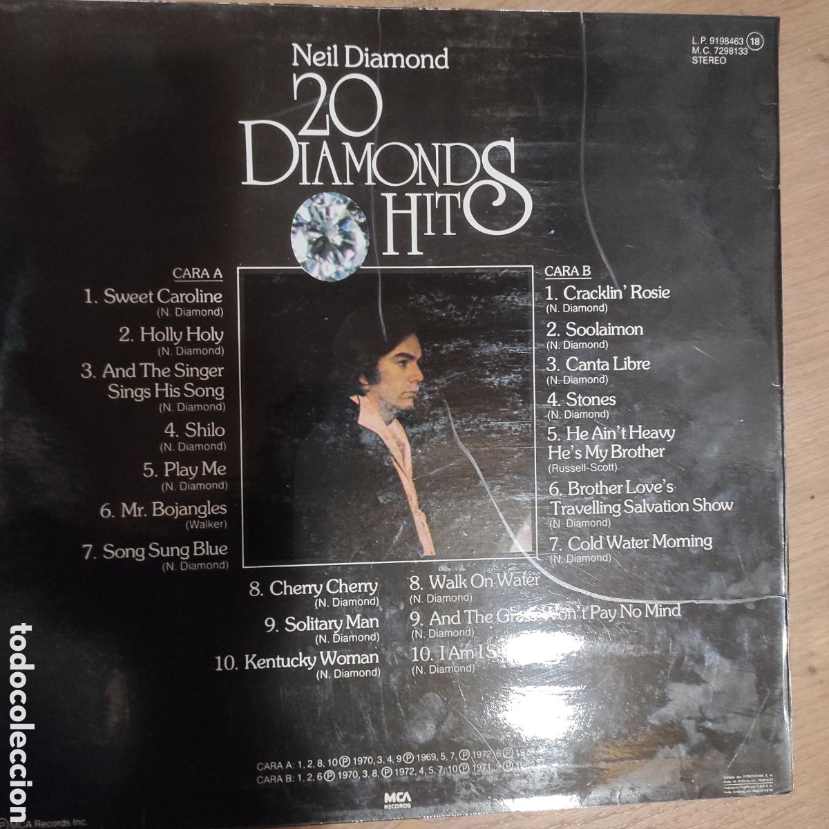 Discos de vinilo: Neil Diamond &ndash; 20 Golden Greats - Foto 2