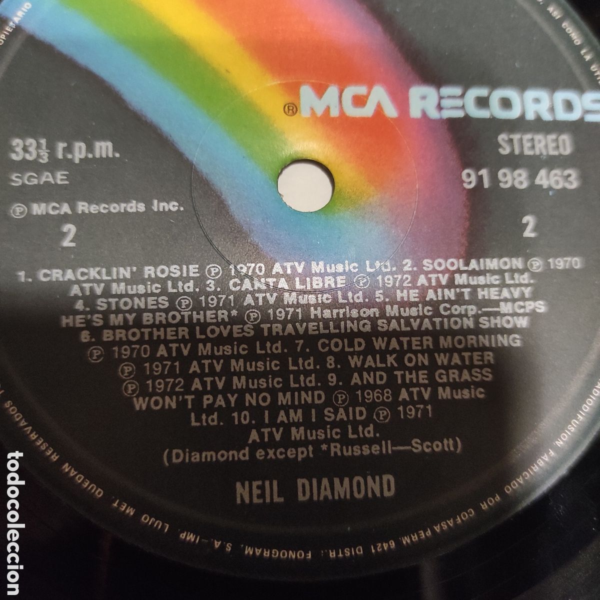 Discos de vinilo: Neil Diamond &ndash; 20 Golden Greats - Foto 8