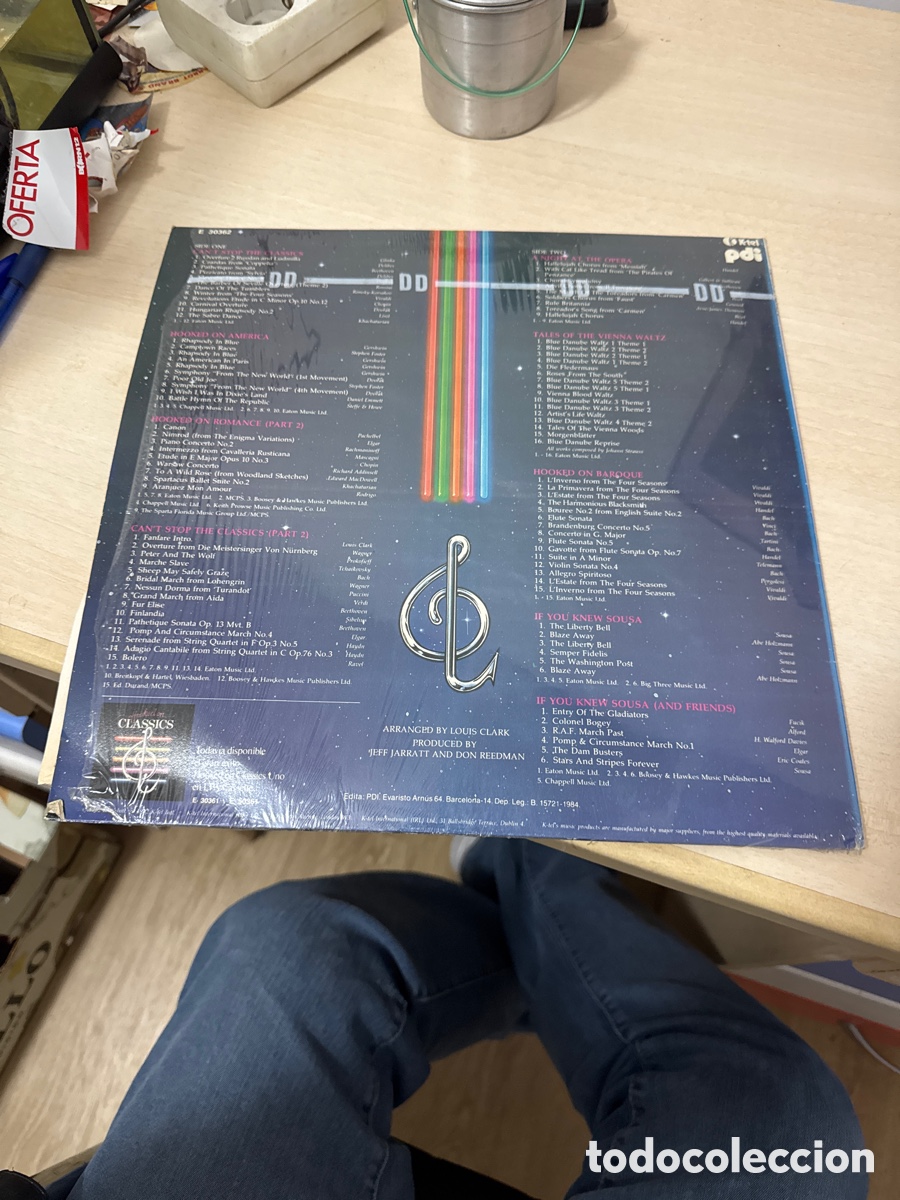 Discos de vinilo: DISCO VINILO HOOKED ON CLASSICS 2 CAN&rsquo;T STOP THE CLASSICS 1982 - Foto 4