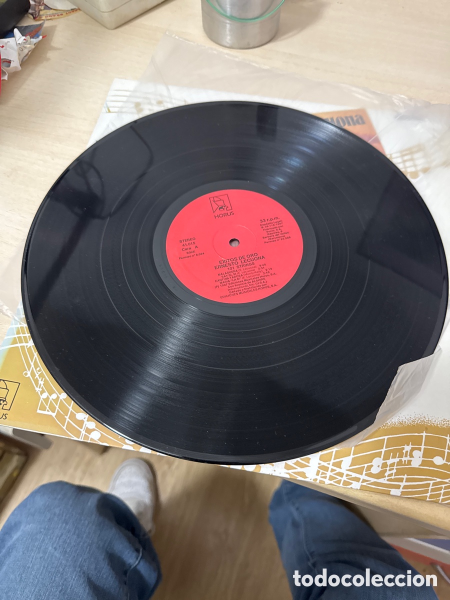 Discos de vinilo: DISCO VINILO &Eacute;XITOS DE ORO ERNESTO LECUONA 1987 - Foto 2