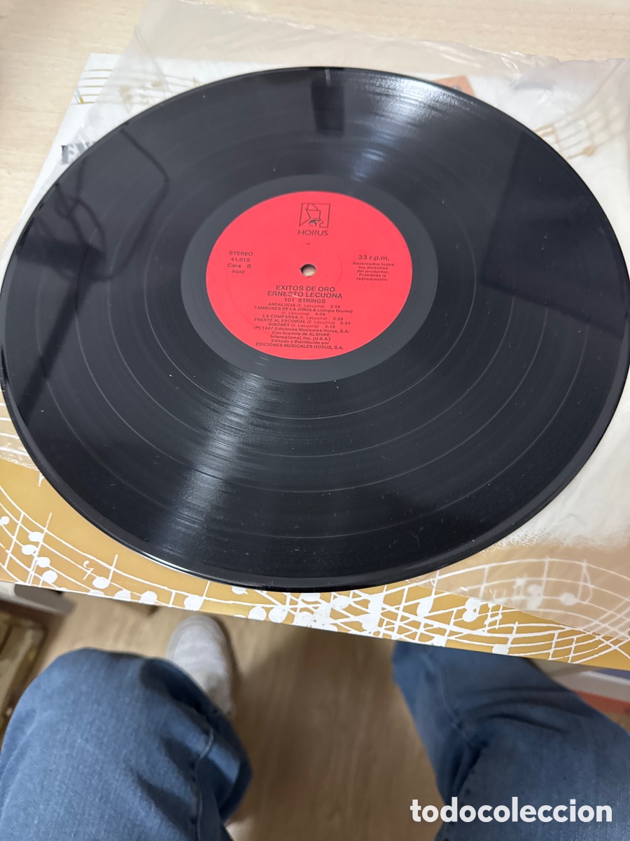 Discos de vinilo: DISCO VINILO &Eacute;XITOS DE ORO ERNESTO LECUONA 1987 - Foto 3