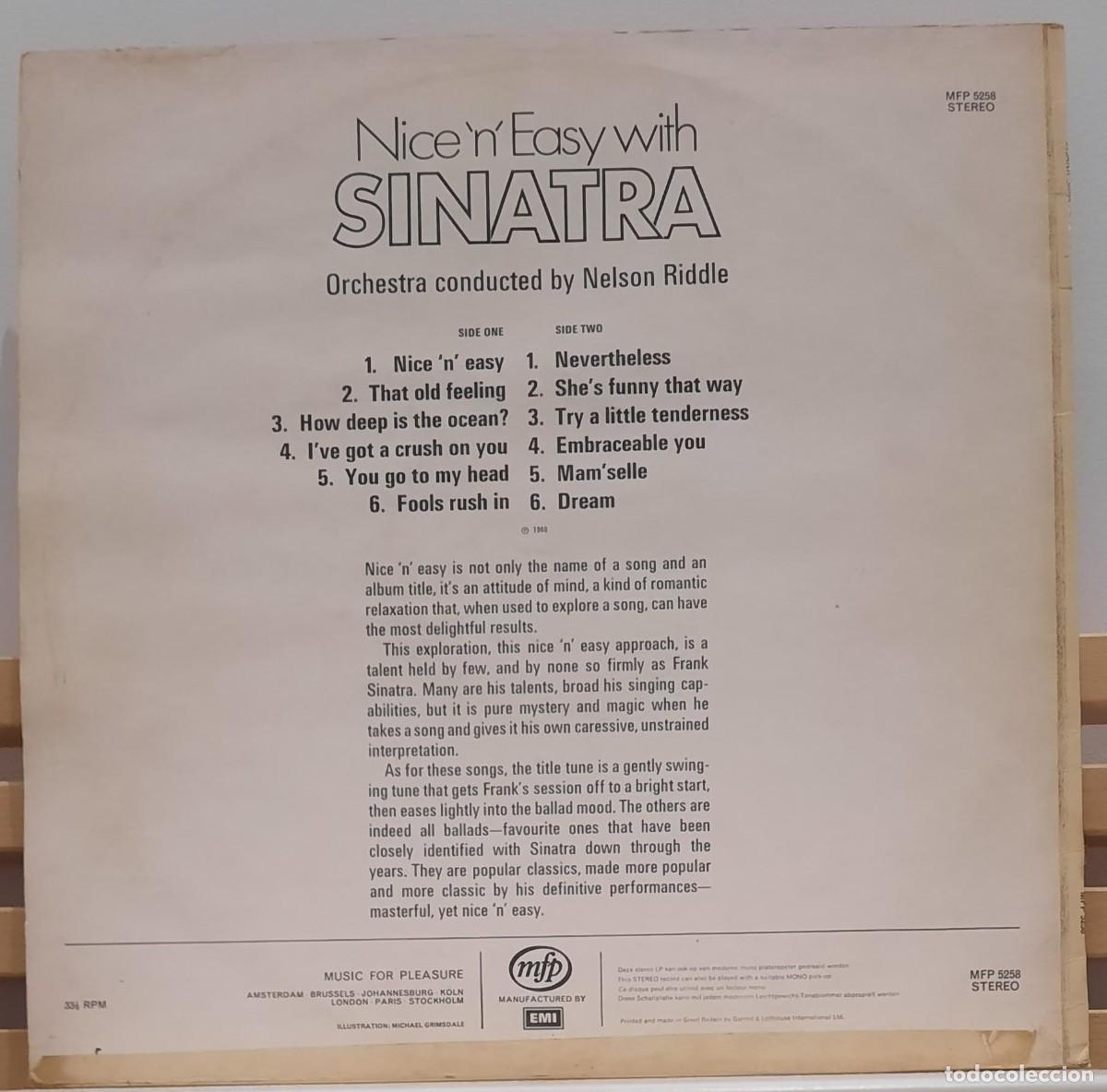 Discos de vinilo: FRANK SINATRA &middot;&middot;&middot; Nice N Easy - (LP) - Foto 2