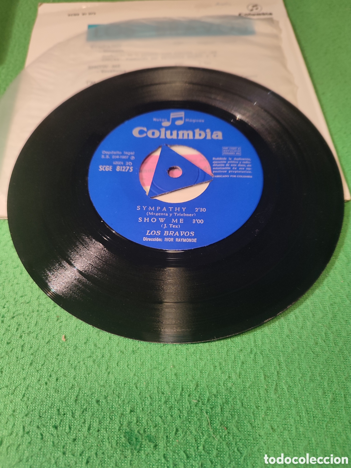 Discos de vinilo: Los Bravos - Sympathy/ Show me +2 - Foto 3