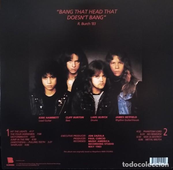 Discos de vinilo: vinilo Metallica &lrm;&ndash; Kill Em All USA - Foto 2