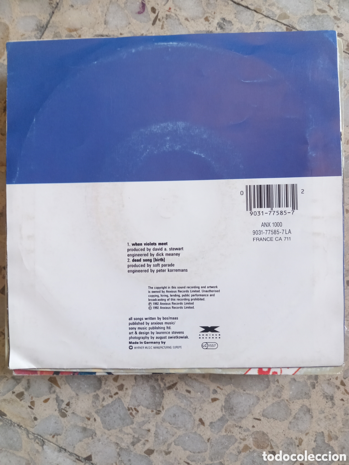 Discos de vinilo: SGL SOFT PARADE WHEN VIOLETS MEET 1992 GERMANY - Foto 2